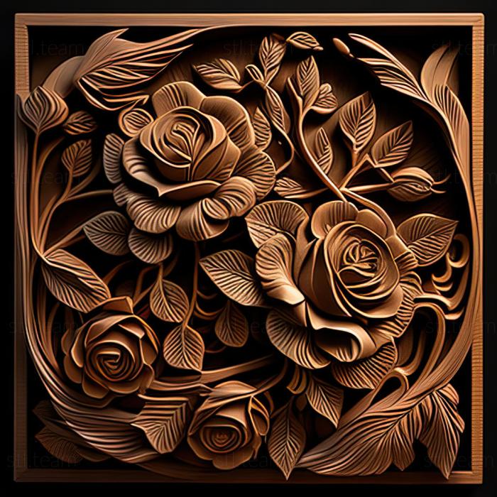3D модель Святые розы (STL)